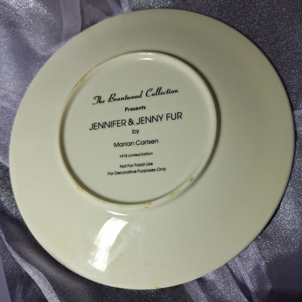 JENNIFER AND JENNY FUR 1978  Plate